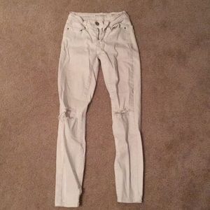 white jeans
